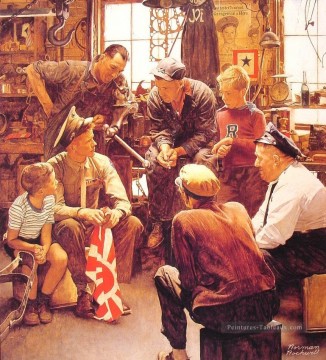 海軍帰郷 1945 ノーマン・ロックウェル Oil Paintings